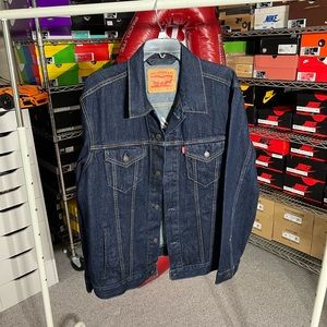 Levi’s Customized Trucker Jacket, size L, worn once, like new